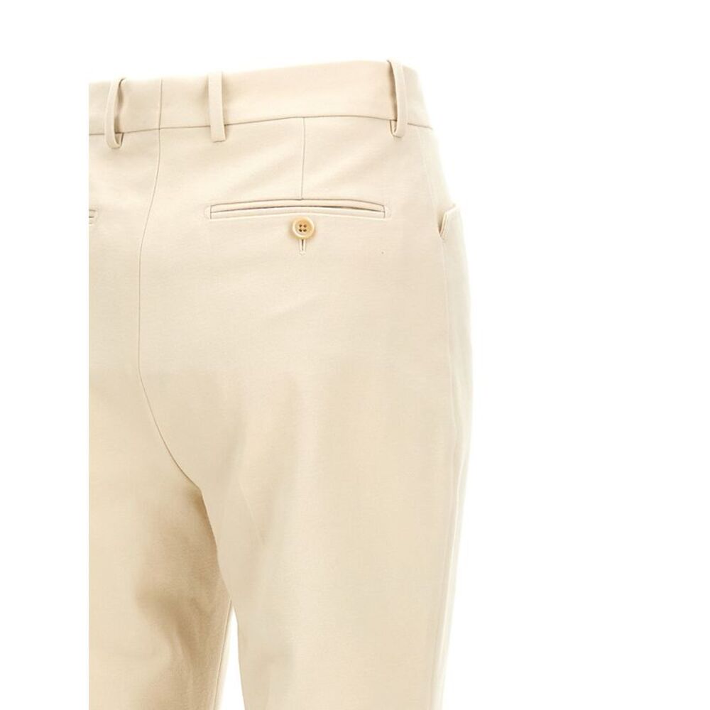 Tom Ford White Cotton Flared Women's Pants - Picture 4 of 4